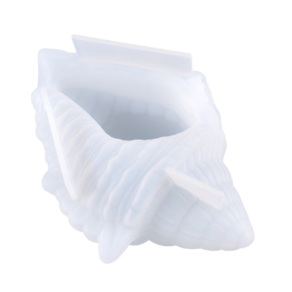 Epoxy Resin Casting Mold Conch Storage Box Making Silicone Mold