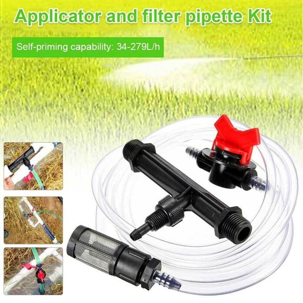 1/2 Inch Venturi Injector Kit for Automatic Irrigation with Water Hose