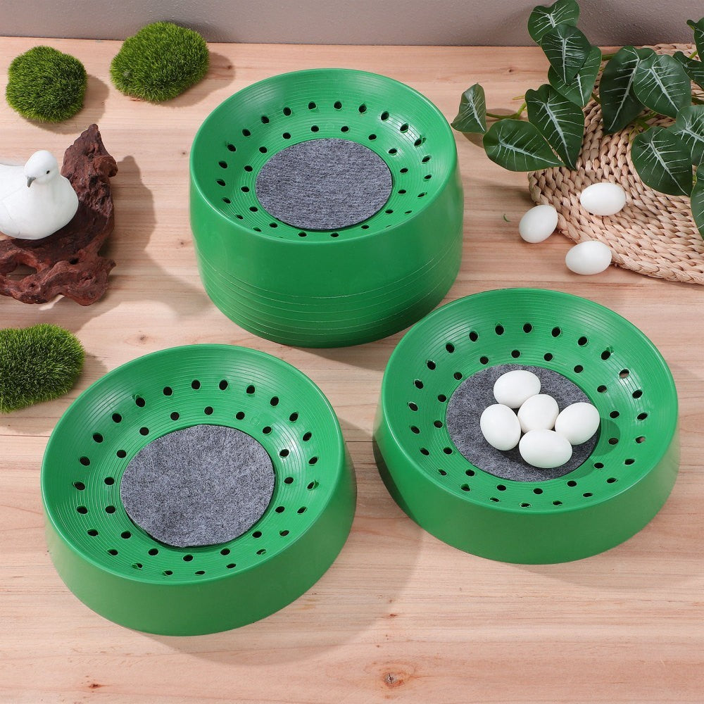 10 Pcs Breathable Nest Pigeon Bowls for Pigeons Bird Breeding Basin