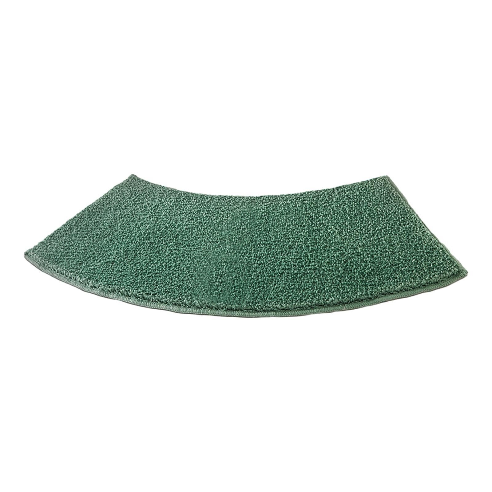 Curved Shower Mat Bathroom Mat Non-Slip Foot Rug Plush Bath Mat Curved Bath Mat