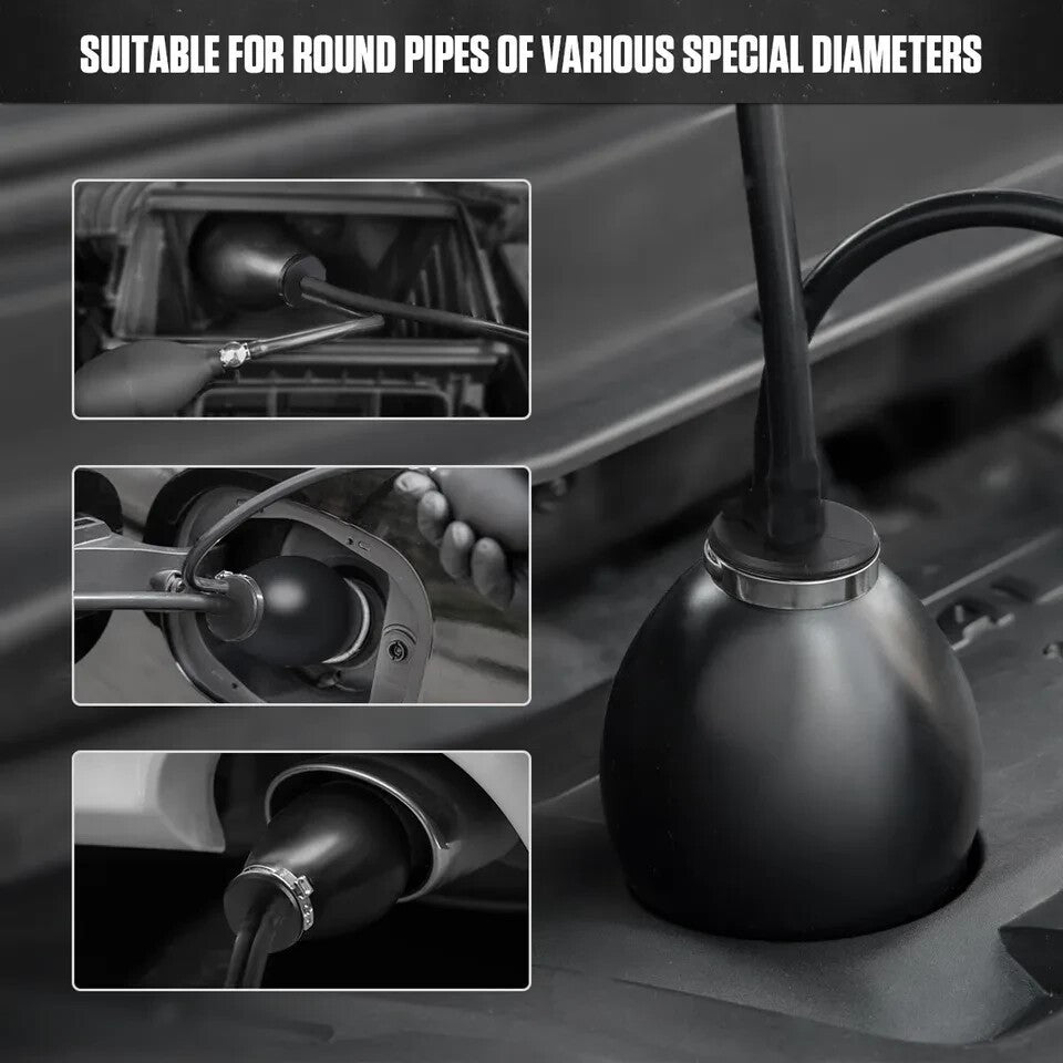 Universal Inflatable Bladder Intake Adapter Car Smoke Leak Detector