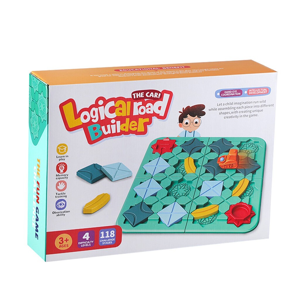 Kids Toys Montessori Toys Build-A-Track Brain Teaser Puzzles for Boys Girls