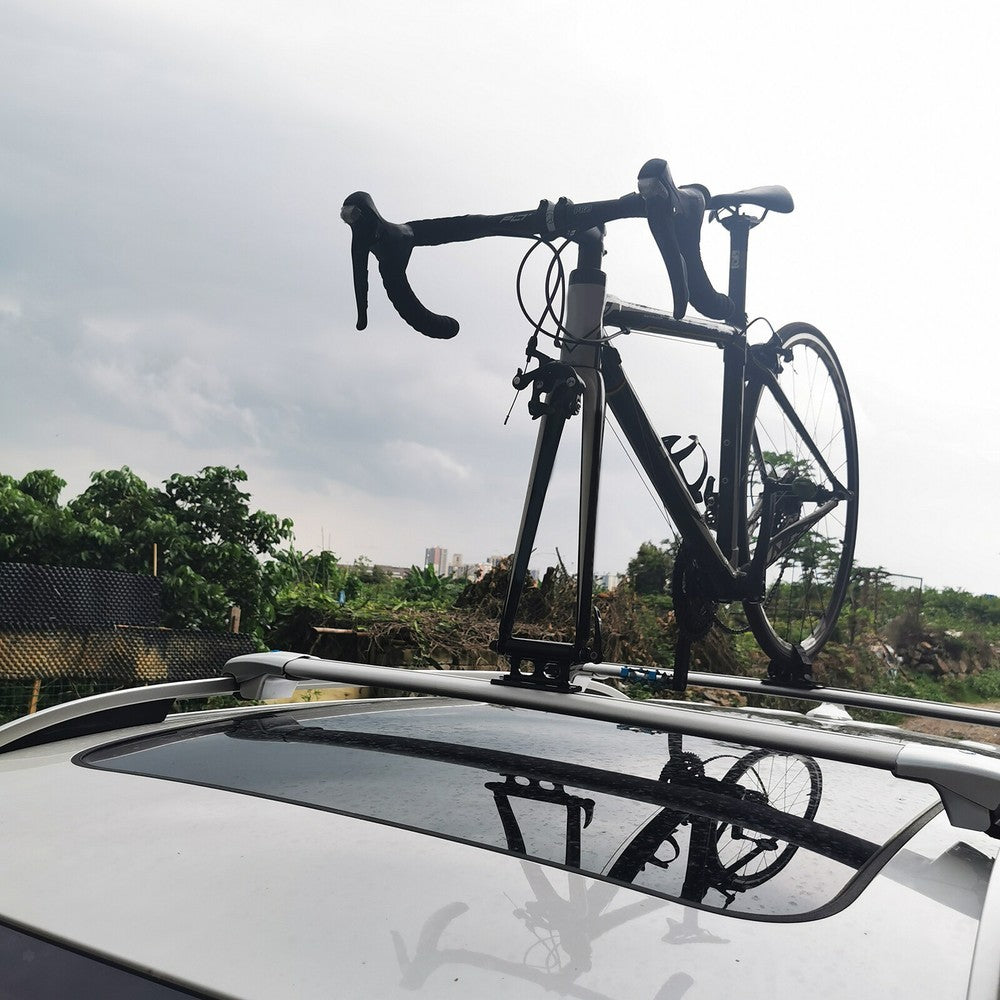 MTB Bike Car Roof Mount Rack Fork Mount Block Quick Release Thru Axle Carrier