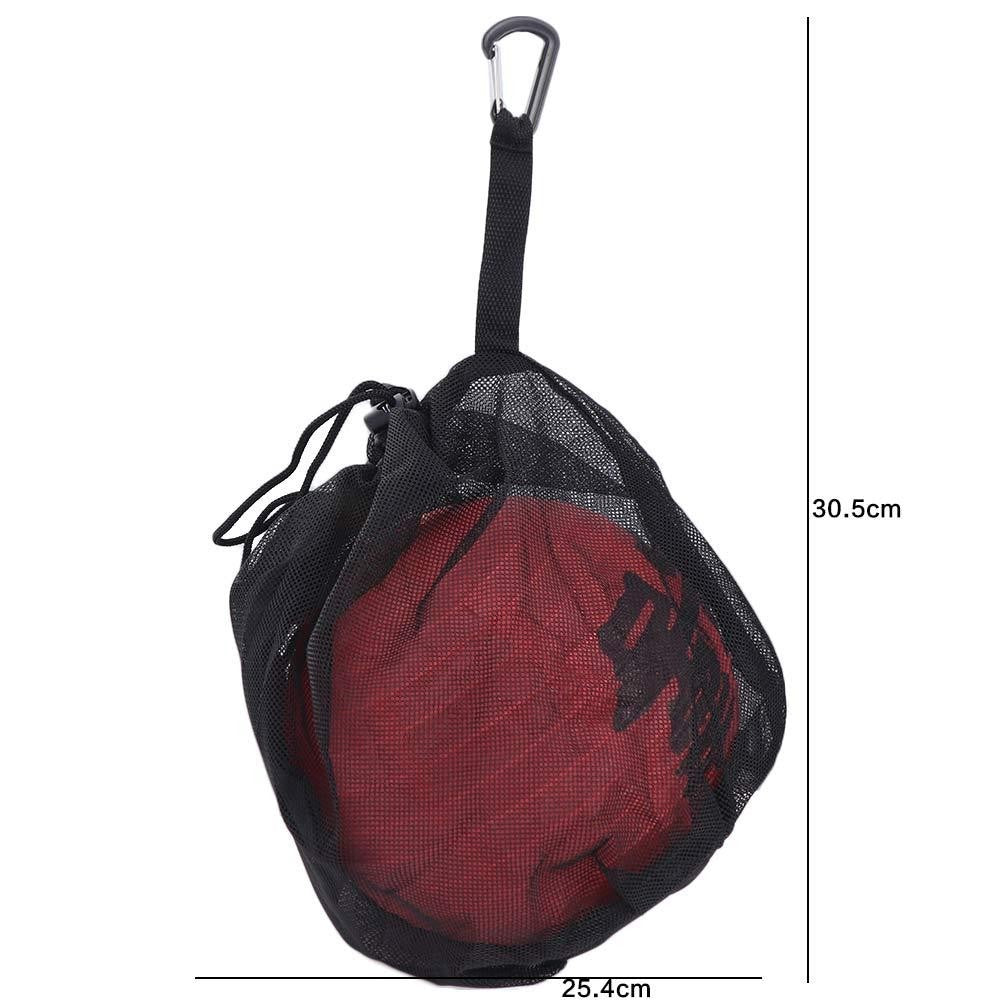Basketball Storage Net Drawstring Bag Soccer Mesh Storage Sports Ball Holder UK