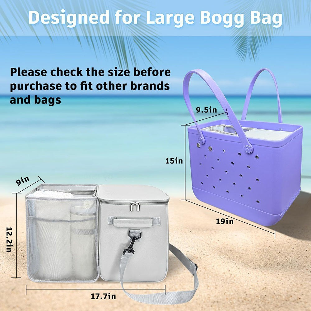 2-in-1 Cooler and Organizer Insert for X Large Bogg Bag,Accessories for