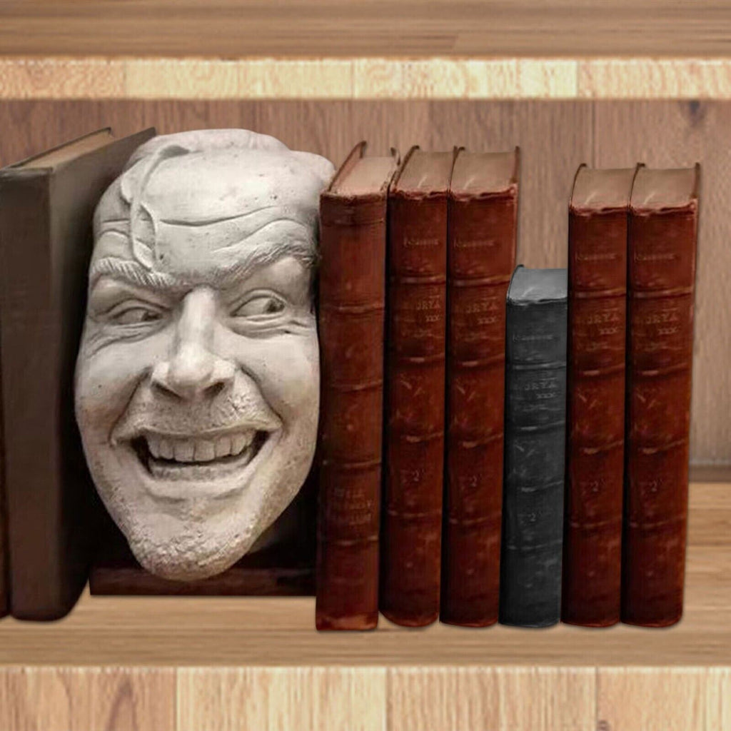 Here's Johnny Sculpture of The Shining Resin Desktop  Bookend Library Ornament