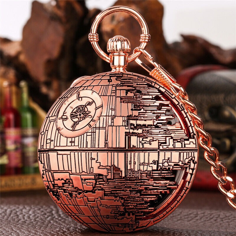 Steampunk Stars Wars Series Musical Pocket Watch Fob Chain Music Watches Gifts