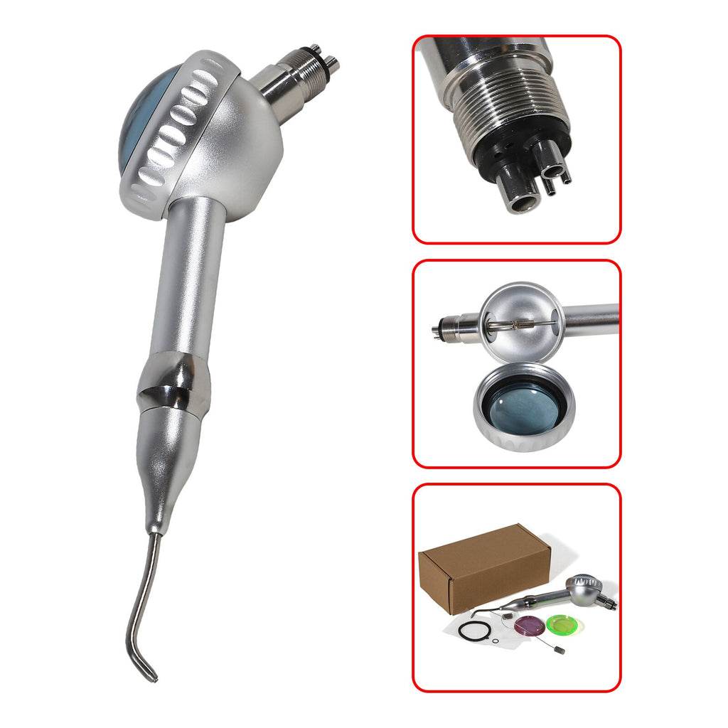 Dental Teeth Polishing 4 Holes Polisher Handpiece Hygiene Air Flow Prophy Jet