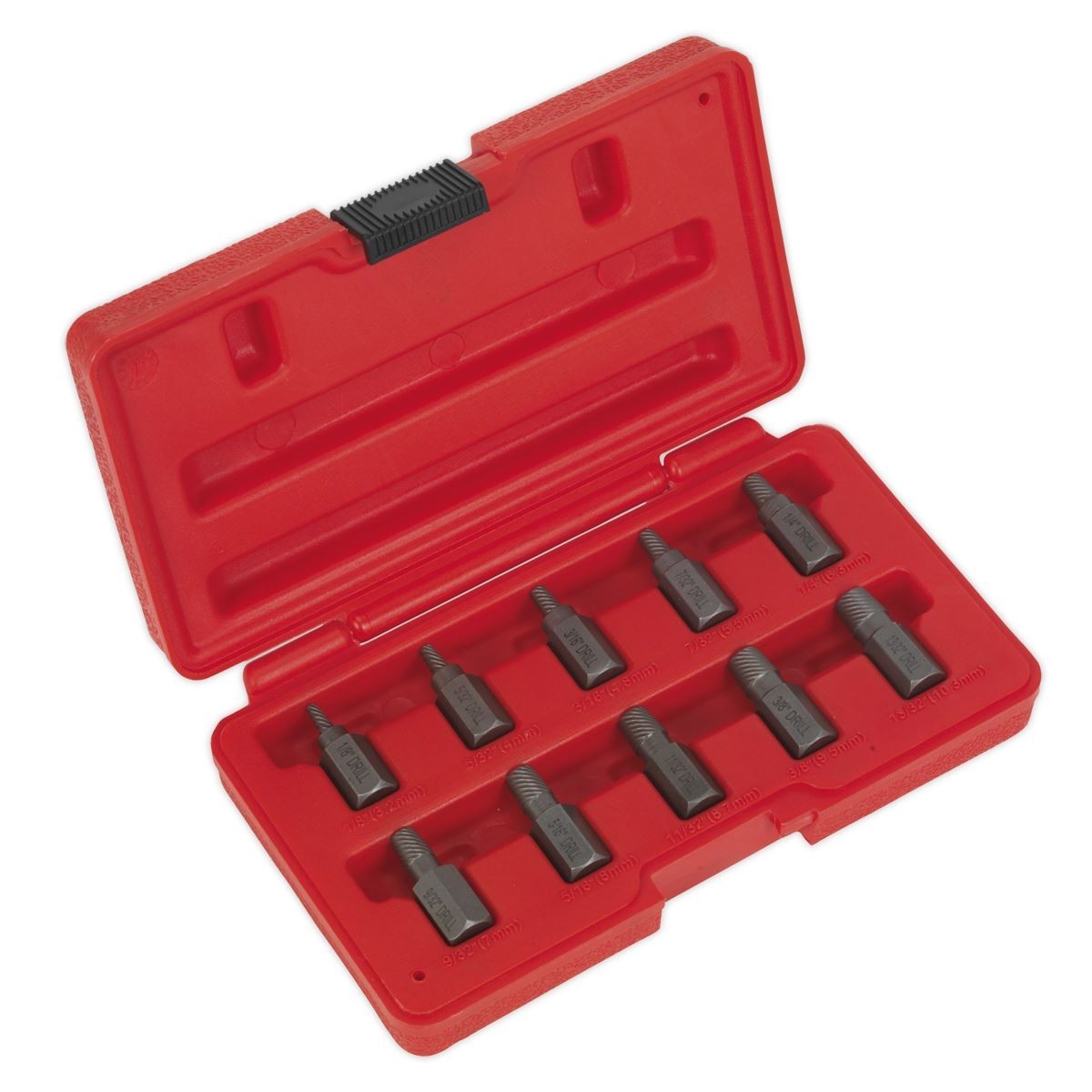 10PCS Easy Out Bolt Extractor Set, Multifunctional Stud Damaged Screw Extractor