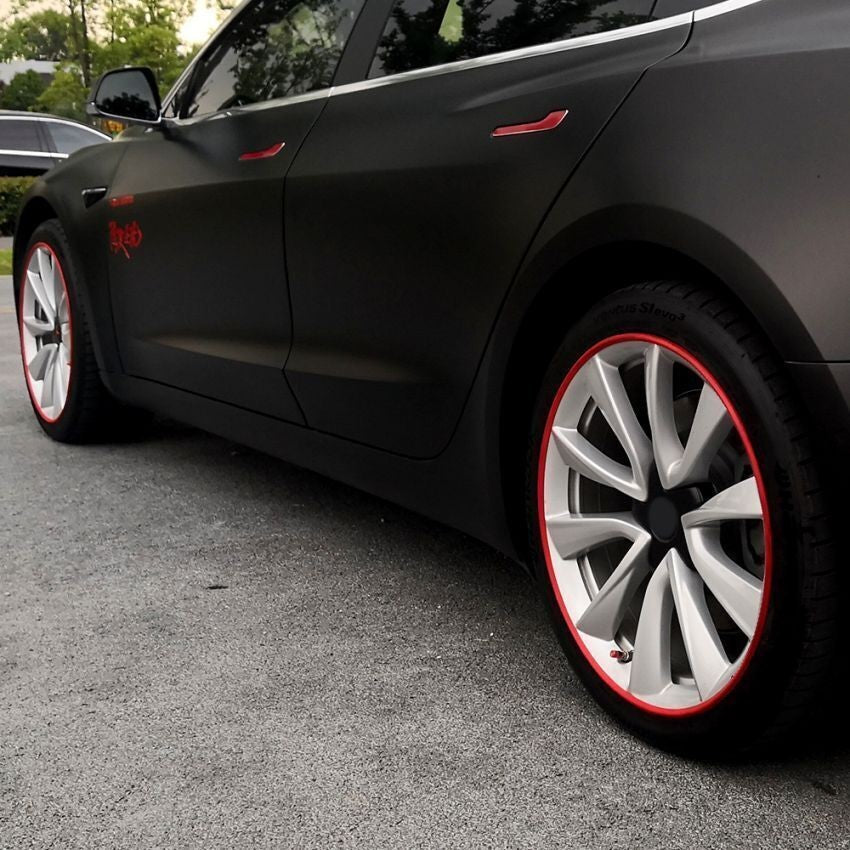 4PCS/SET Strip Car Wheel 20-21 Inch Hub Rim Rims Protector Decor Tire Guard Line