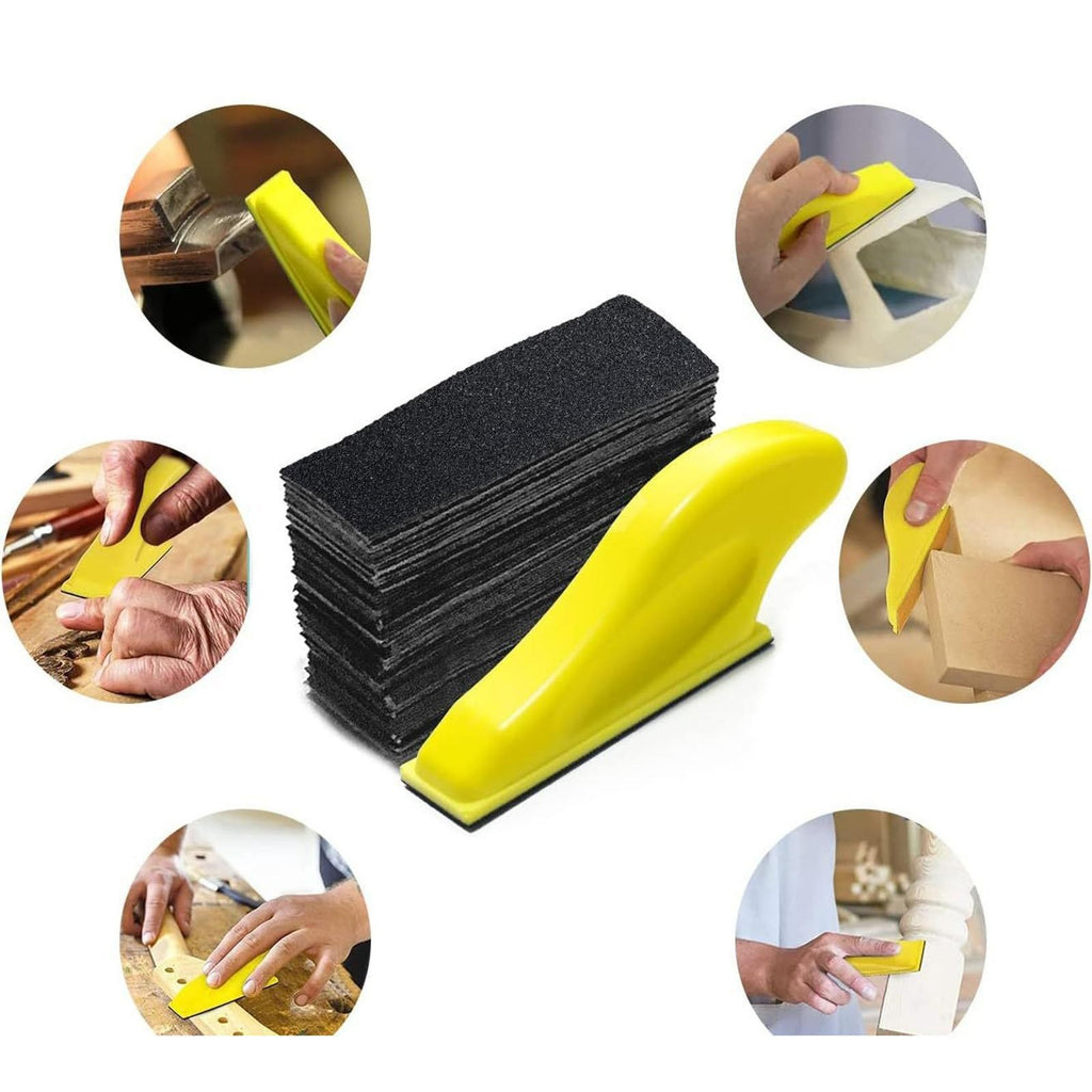 Micro Sander Mini Detail Finger Sander Hand Sander Small Sanding Tool for Wood
