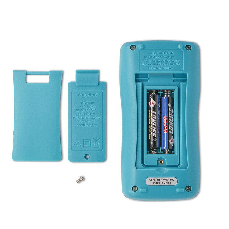 Digital Multimeter Large Screen Fluke Portable Voltmeter Ammeter Meter AC/DC
