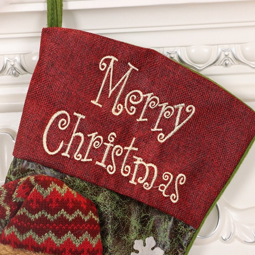 Christmas Stocking Set of 2, Xmas Stockings for Tree Decoration,4343