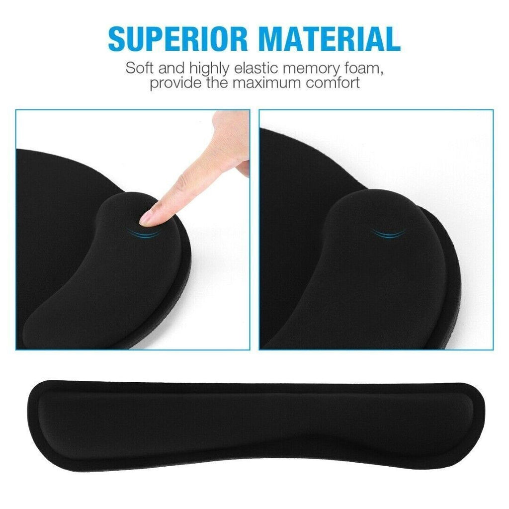 Mouse Pad Set Keyboard Wrist Rest Wrist Mat Ergonomic Keyboard Wrist Rest