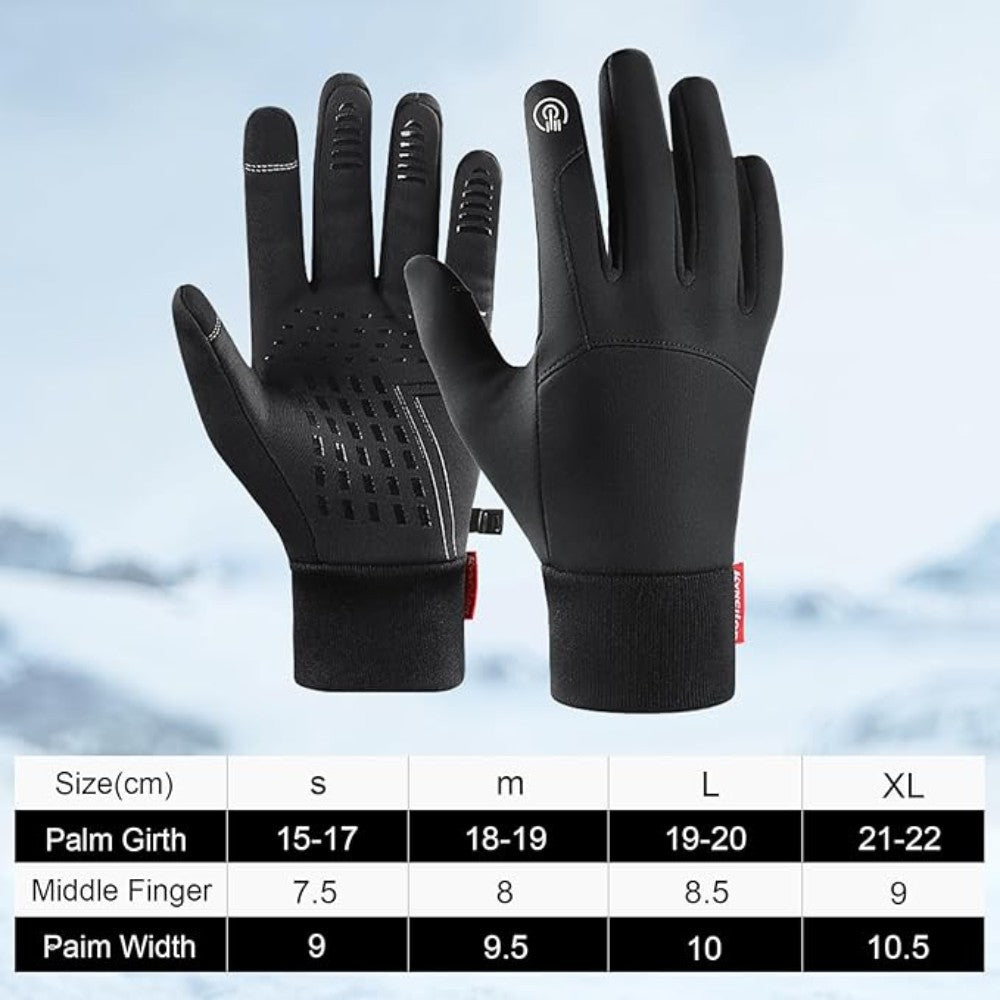 Men Women Thermal Winter Gloves Waterproof Windproof Touch Screen Warm Gloves
