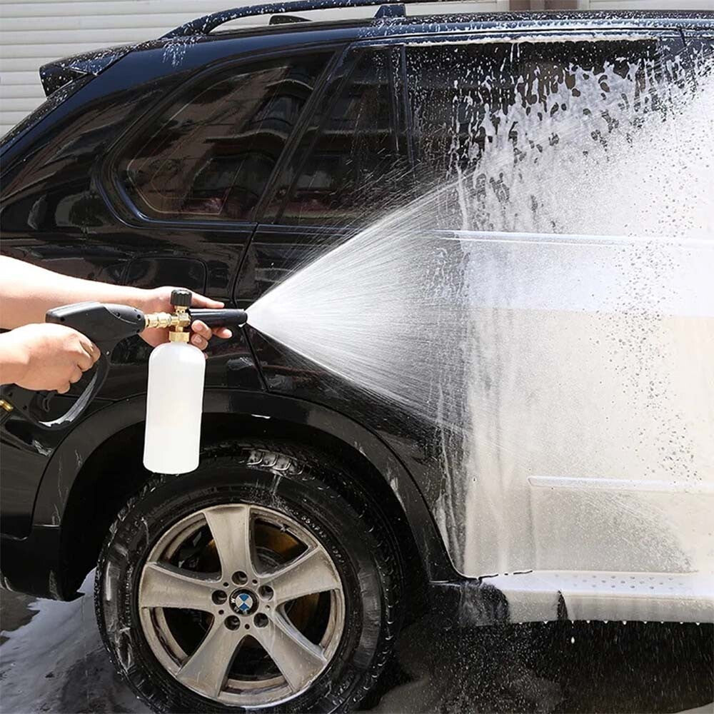 Pressure Washer Snow Foam Lance Gun 1/4" Foam Cannon Bottle For Karcher K2-K7