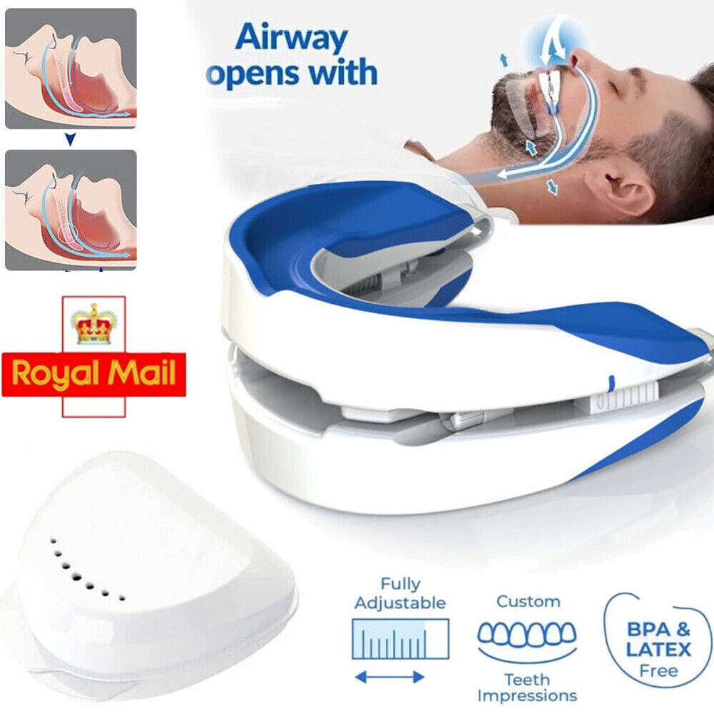 Anti Snore Mouthpiece Snoring Mouth Guard Adjustable Sleep Aid Teeth Grinding