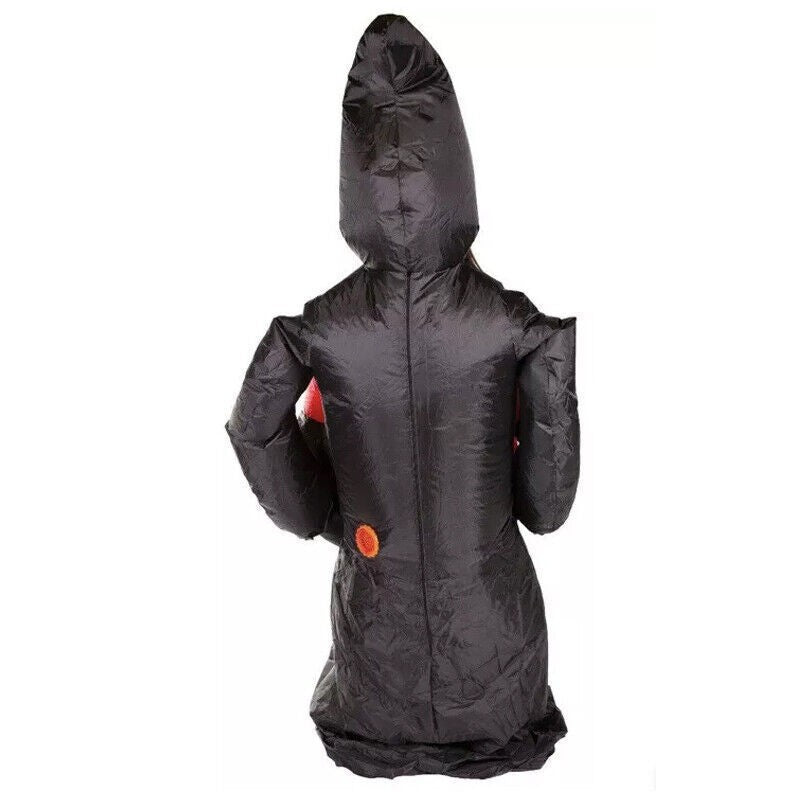 Kids Grim Reaper Pick Me Up Inflatable Costume Boys Girls Halloween Fancy Dress