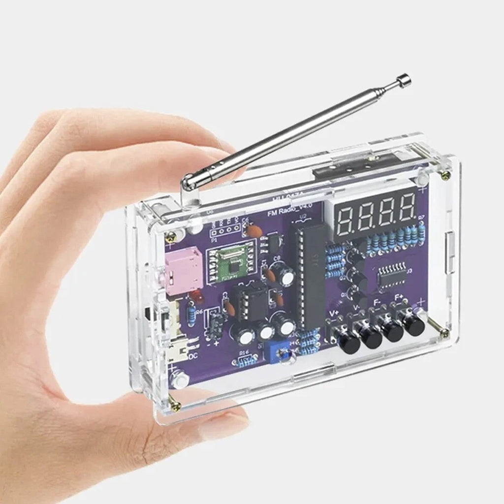 DIY FM Radio Electronic Kit 87-108MHz Digital RDA5807S Module Soldering Project