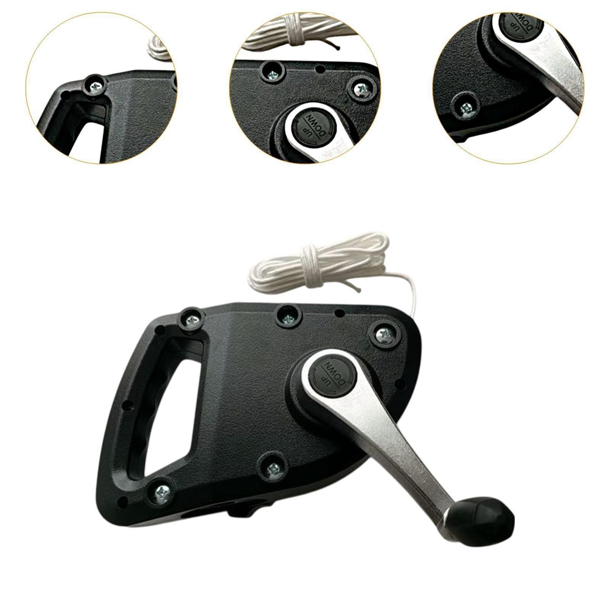 Patio Umbrella Crank Handle Parasol Hand Crank Heavy Duty Attachment Spare Parts