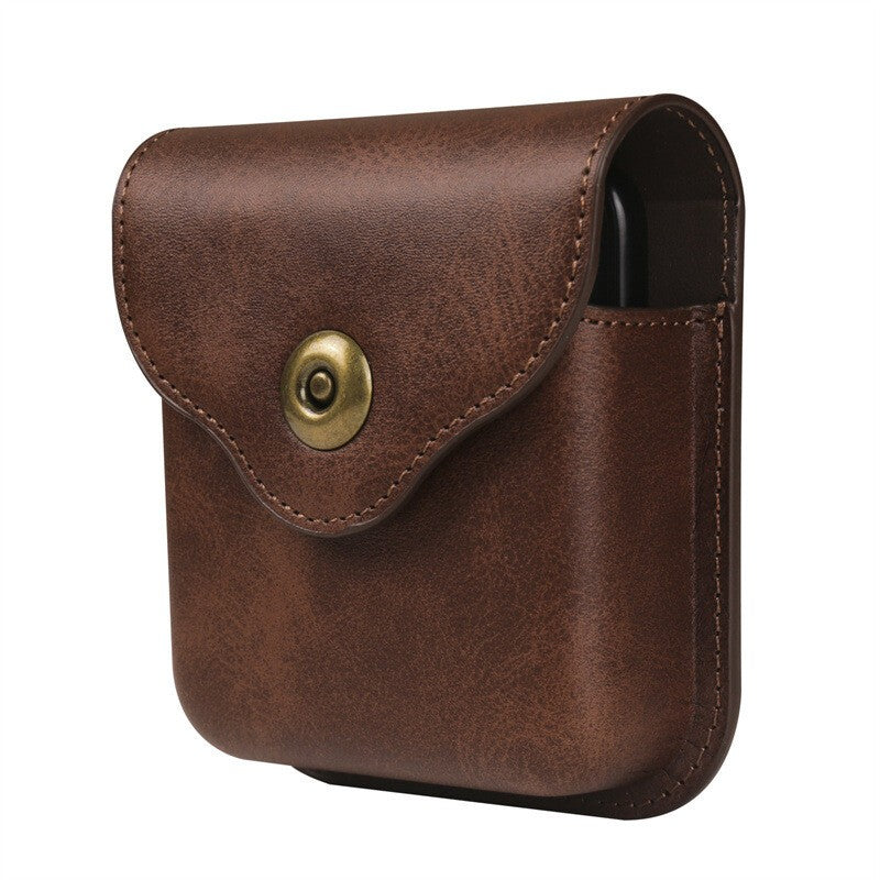For Motorola Razr 5 Magnetic Flap Case PU Leather Belt Clip Holster Pouch