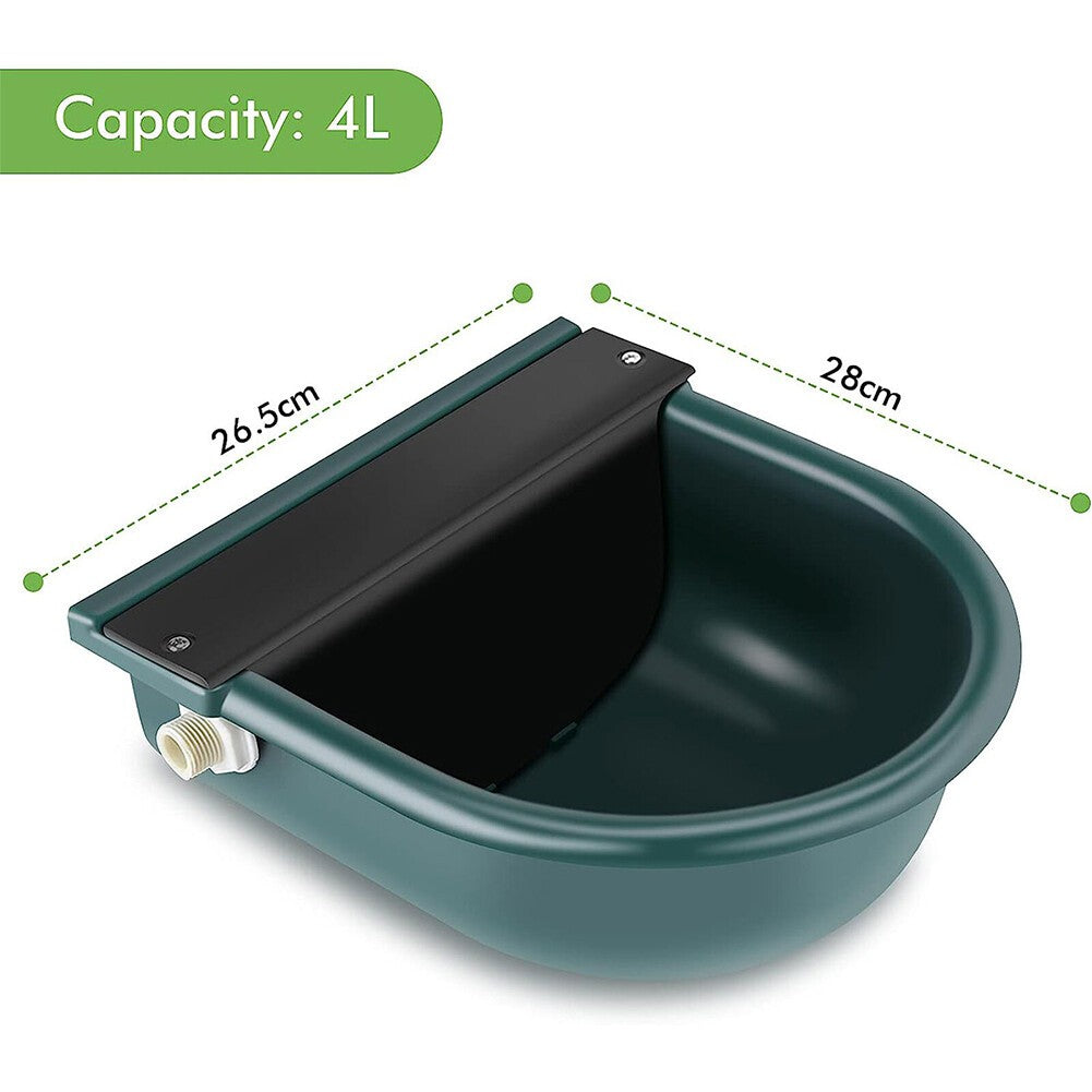 4L Animal Automatic Drinker Water Trough Drinking Bowl For Cow Horse Dog Sheep