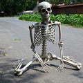 90cm Poseable Full Life Size Human Skeleton Prop Halloween Party Decoration