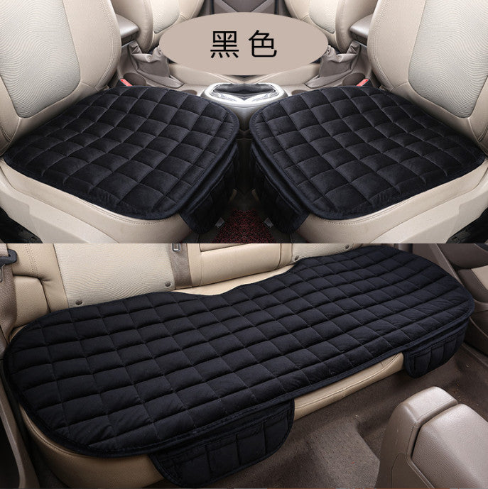 3pcs Front & Rear Car Seat Cover Protector Non-Slip Mat Pad Covers Cushion