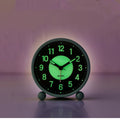 UK Silent Bedside Alarm Clock Non Ticking Glow-in-the-Dark Bedroom Clock HOT NEW