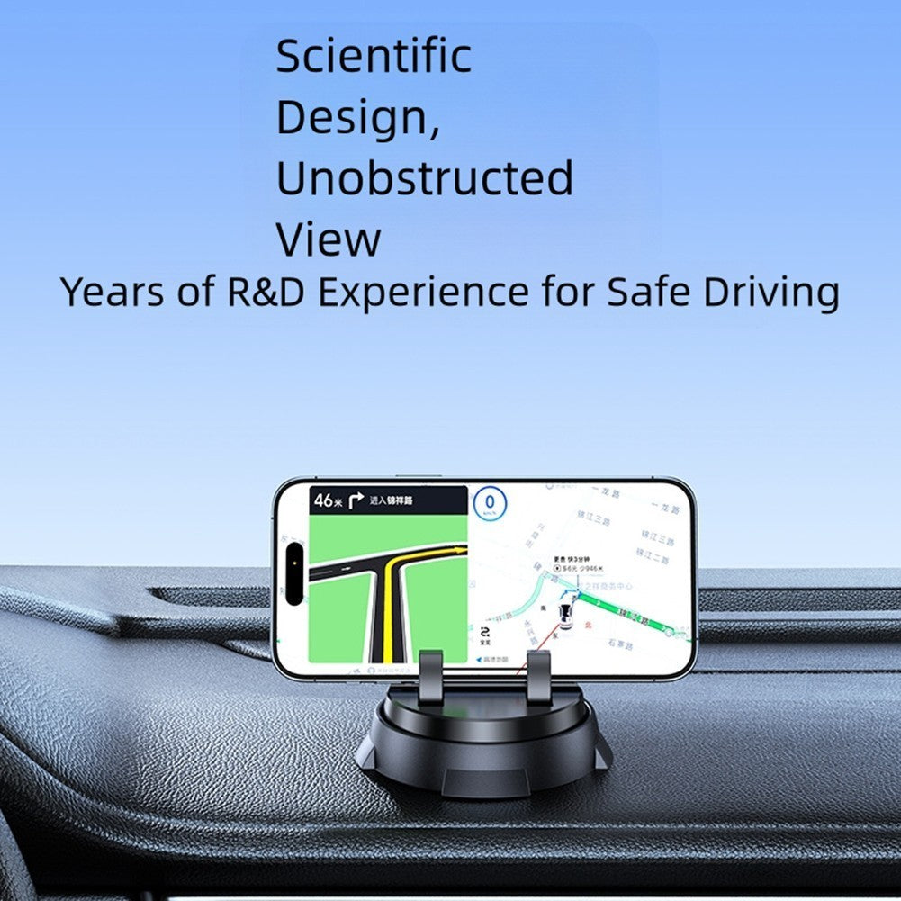 Car phone holder, non-slip, 360 degree rotation, suitable for most mobile phones