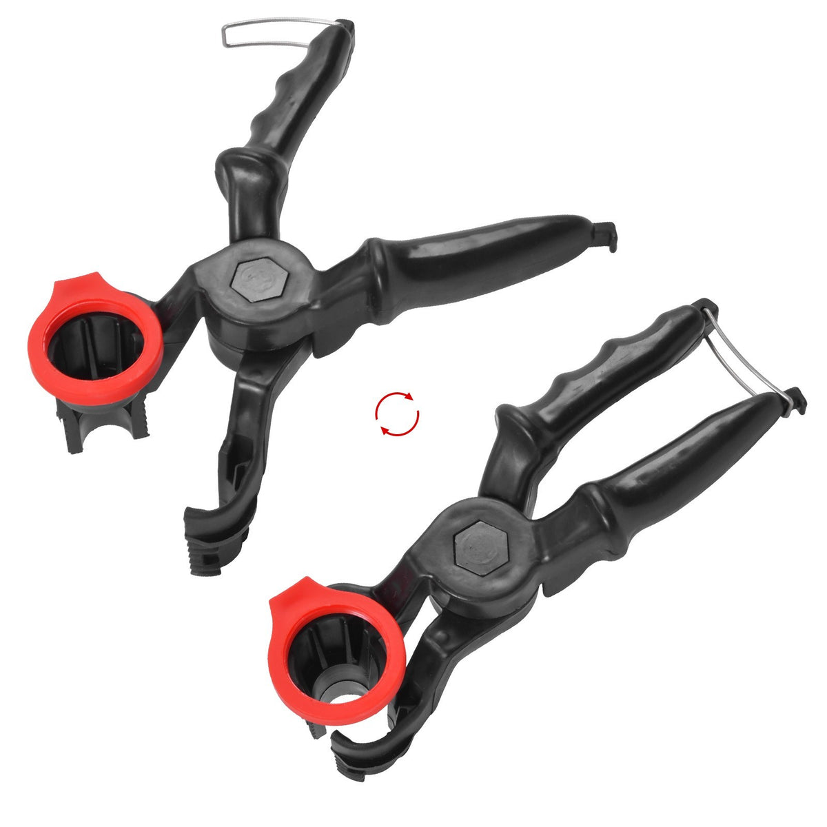 Universal Handsfree Car Engine Oil Funnel Gasoline Filling with Adjustable Clamp