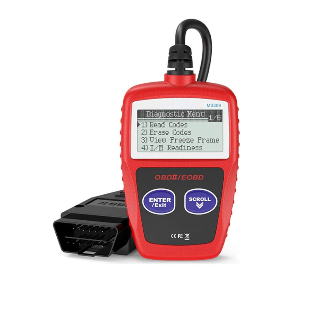 Car Fault Code Reader Engine Diagnostic Scanner Reset Tools MS309 OBD2 OBDII UK