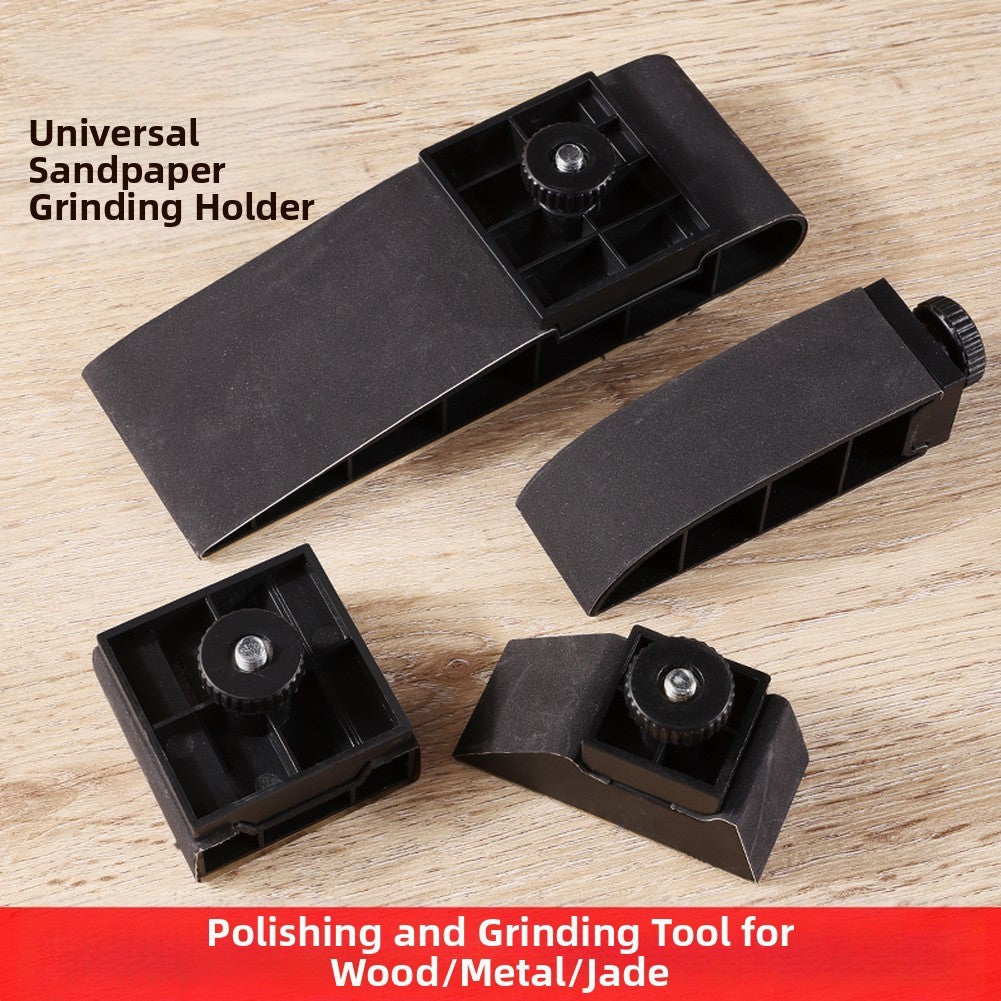 Hard Plastic Sandpaper Blocks Sanding Blocks Set Compact Size For Easy Handling