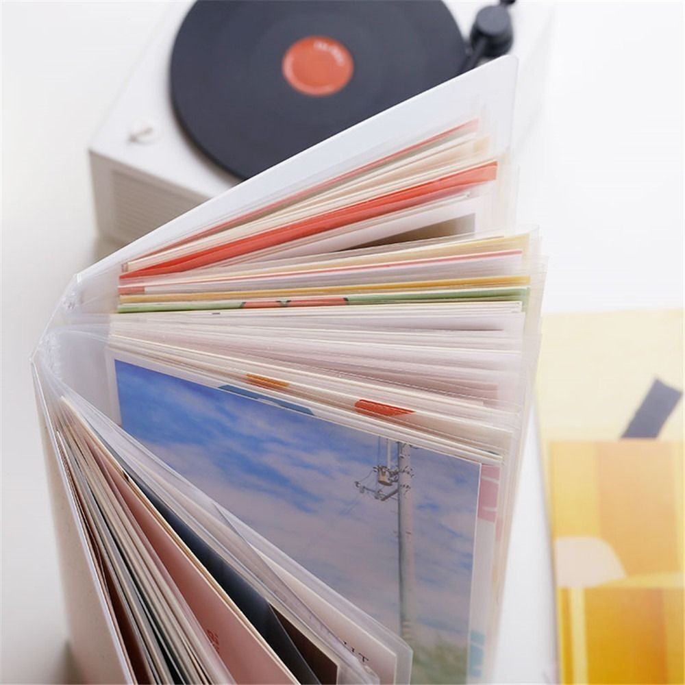 40 Pages A6 Folder Plastic Favorites Stationery Photo Album  Gift