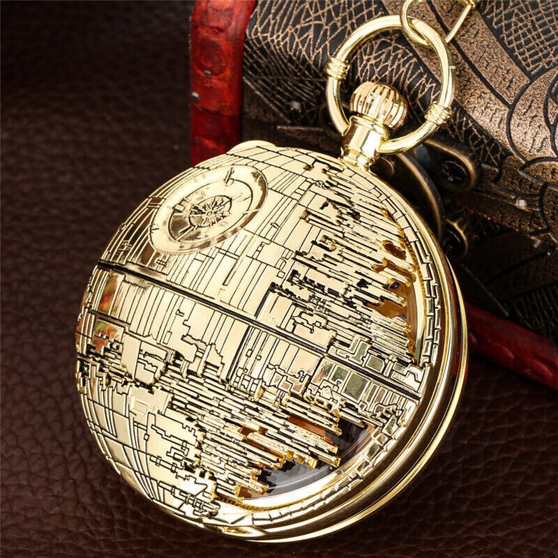Steampunk Stars Wars Series Musical Pocket Watch Fob Chain Music Watches Gifts