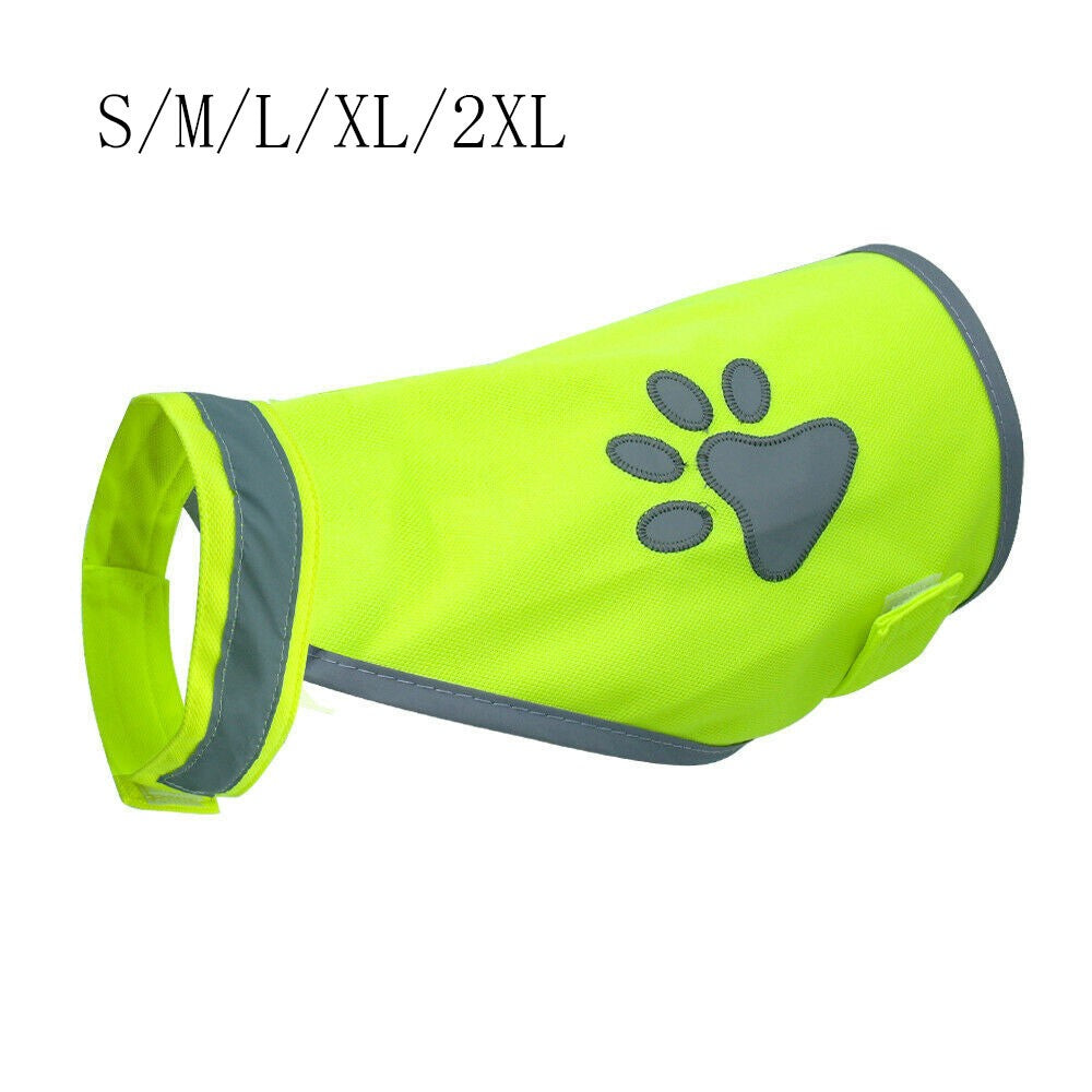 High Visibility Dog Jacket Pet Hi Vis Coat Pet Safety Vest Pet Reflective Vest