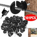 Electric Fence Screw In Ring Insulators For Wooden Post Fencing Wire Tape Rope