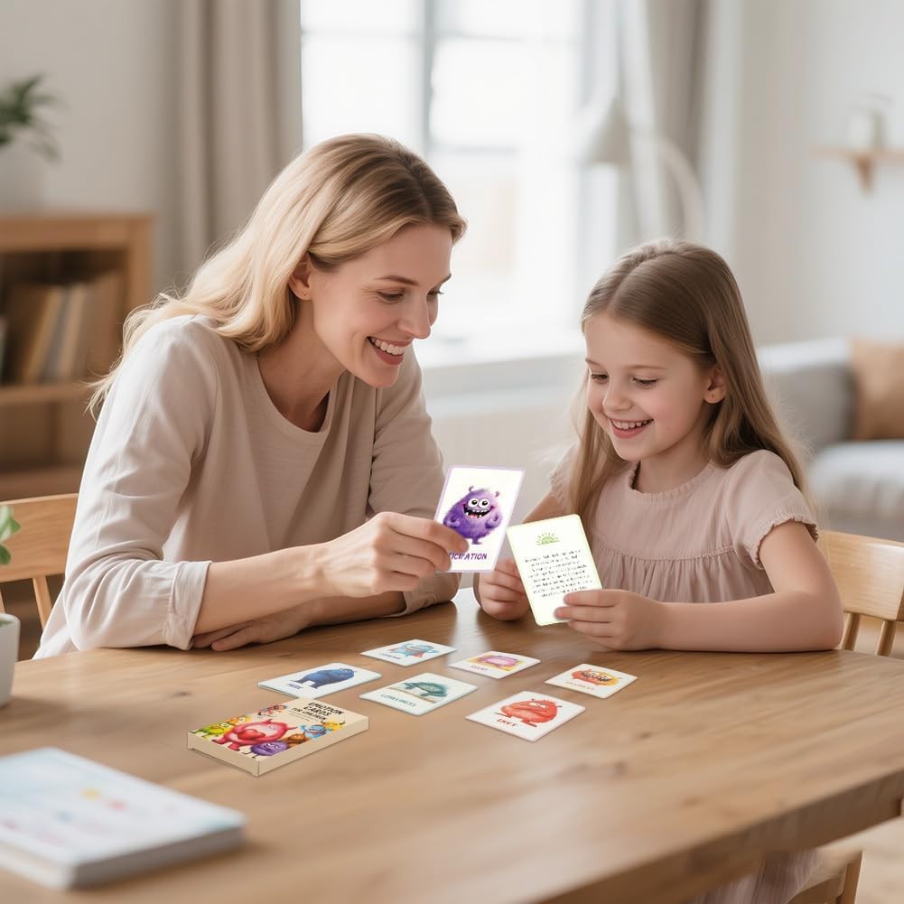 Emotion Cards for Children,32 PCS Flash Cards for Toddlers,Children'S Mindfulnes