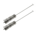 Stainless Steel Wire Tube Cleaning Brush 30mm Diameter 2pcs.