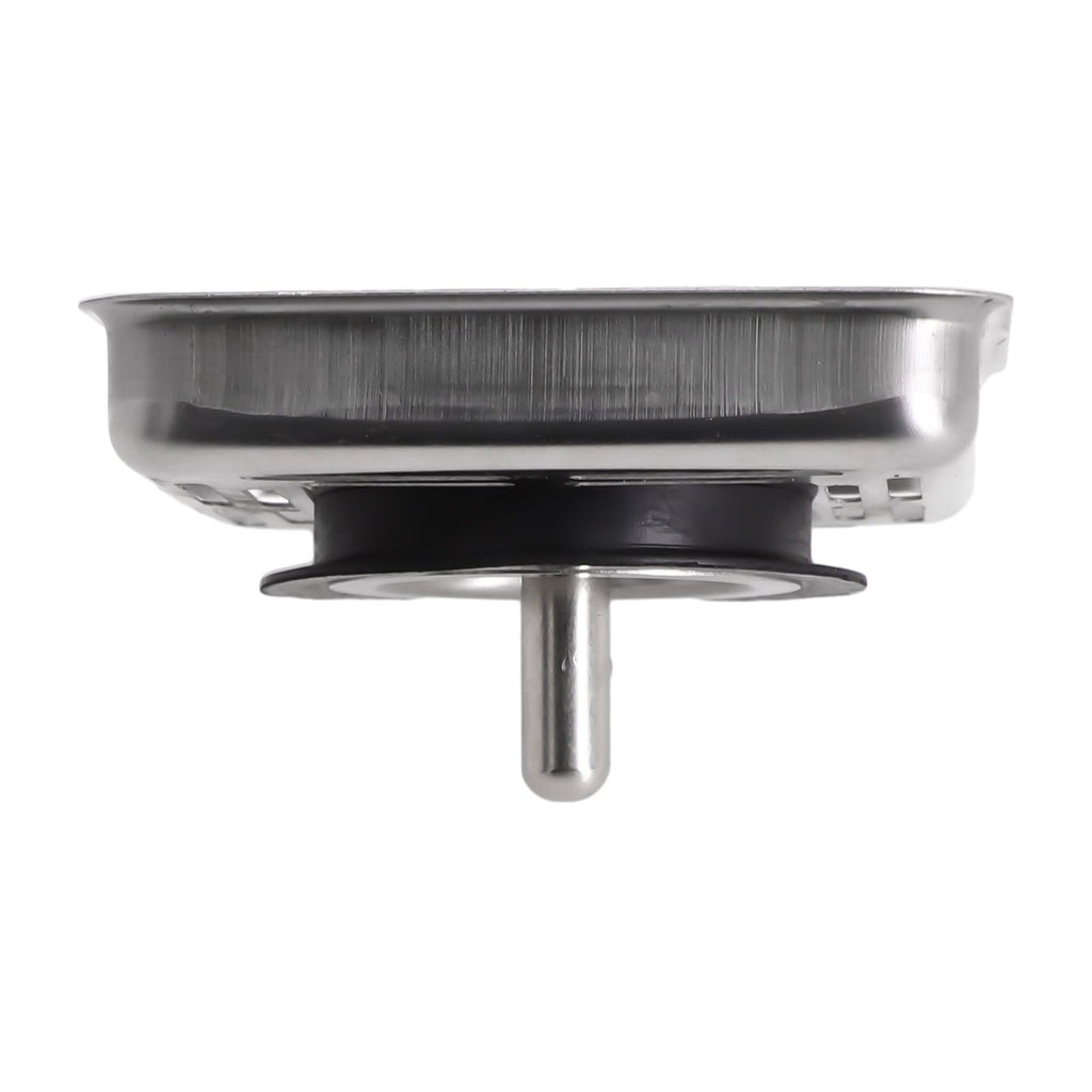Square Stainless-Steel Kitchen Sink Strainer Drainer Post Stopper Waste-Plug