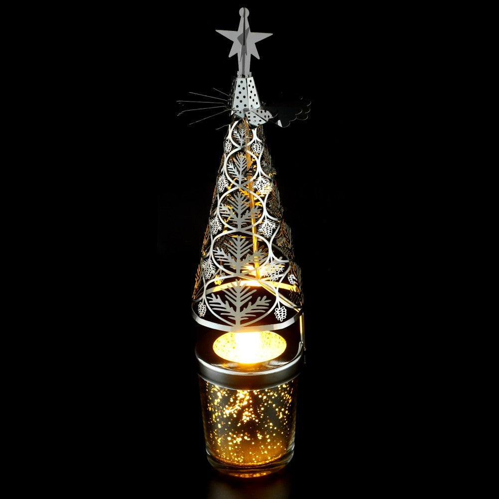 Carousel Tea Light Holder Christmas Candle Decoration Table Centerpieces for