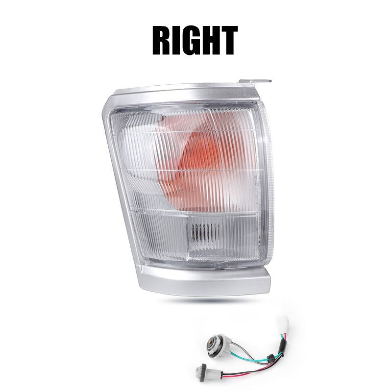 Pair LH+RH Front Corner Indicator Park / Side Lights for Toyota Hilux 1997-2001.