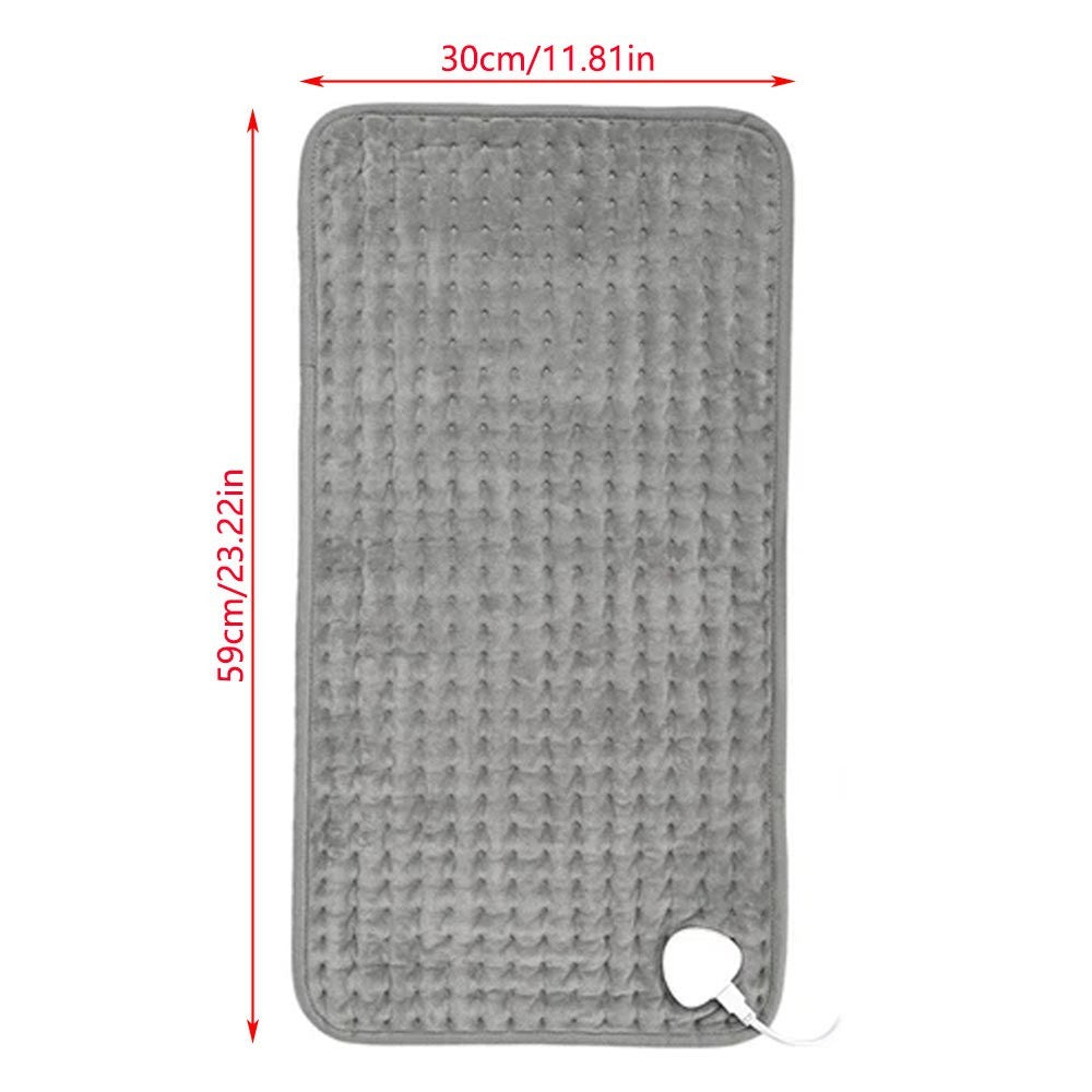Heating pad Electric Heat Pad for Back Neck Shoulder Belly Pain Relief 30x 59cm