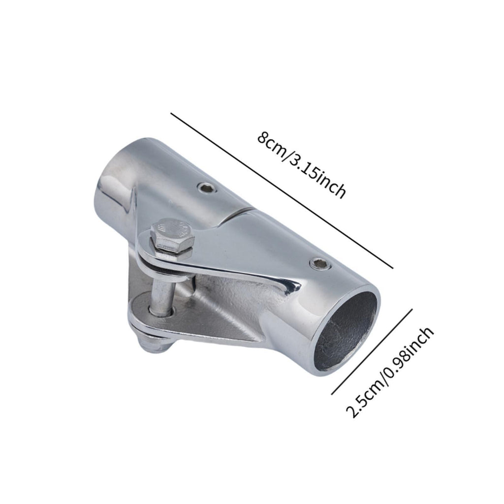 Hinge Mount Coupling Tube Joint Connector Parts Folding Boat Pipe Connector Tube