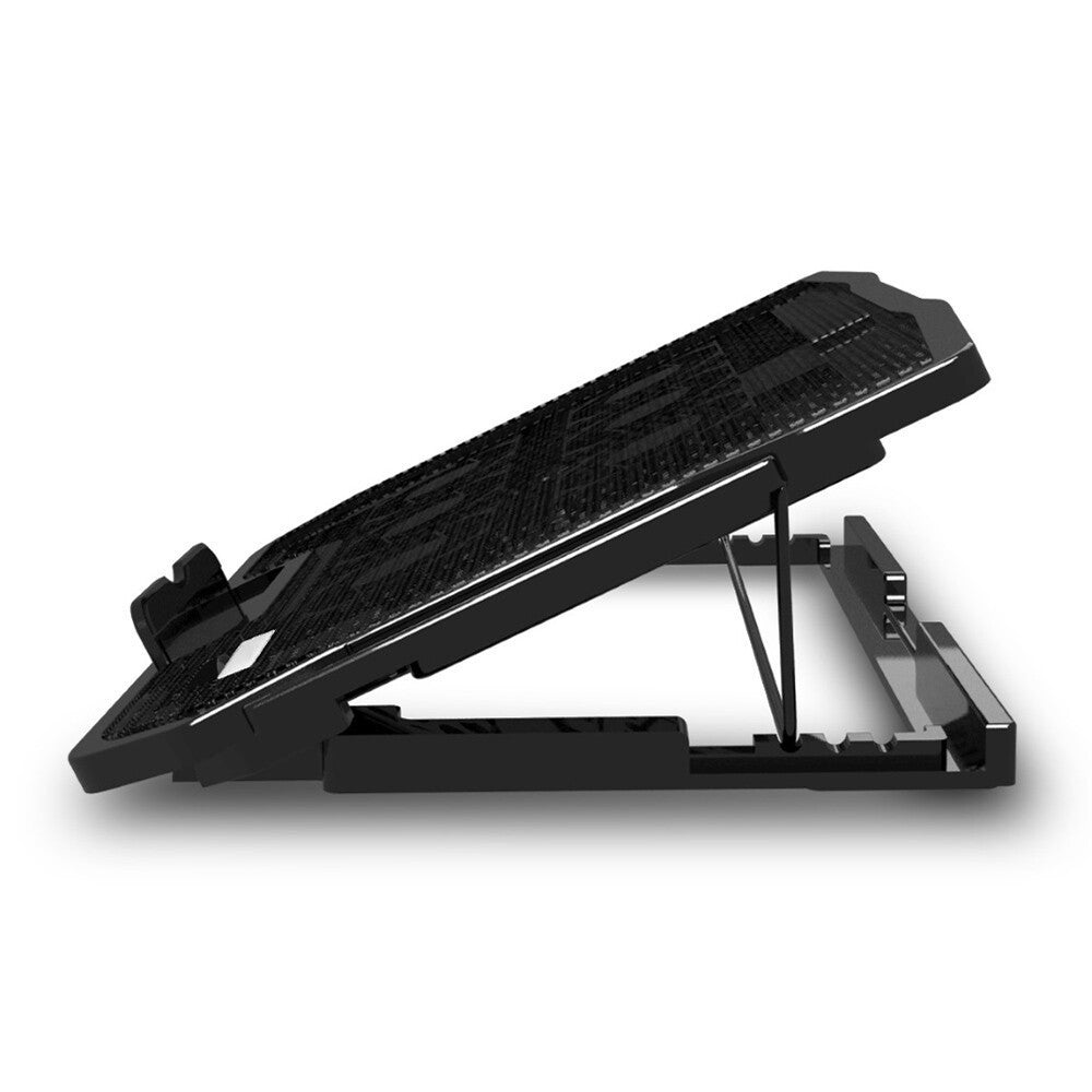 Laptop Cooler Stand 6 Powerful Quiet Fans Tilt Gaming Cooling Mat Pad for 12-17"