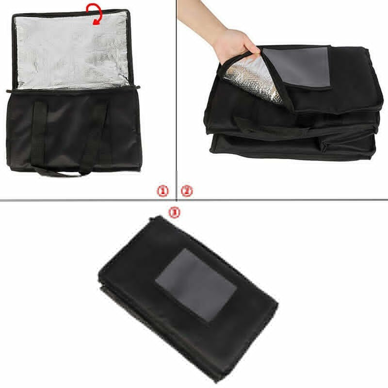 50L Food Delivery Insulated Bags Pizza Takeaway Thermal Warm/Cold Bag UK