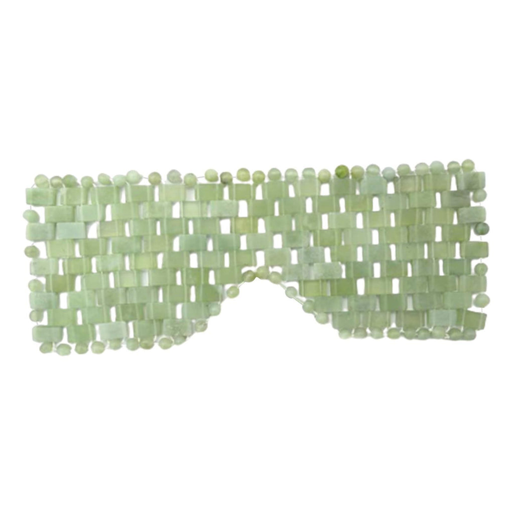 Natural Jade Eye Mask Curtain Face Massager Sleep Mask Stone