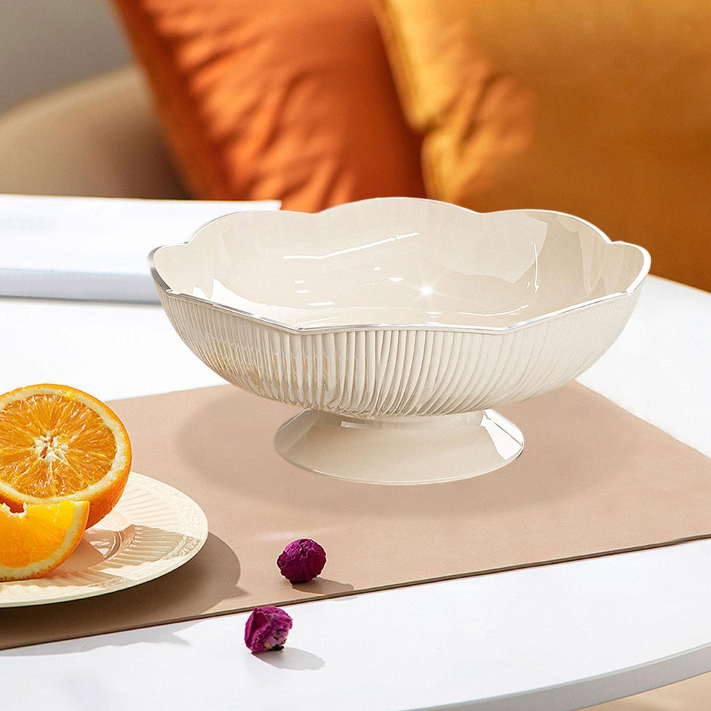 Fruit Bowl Decorative Bowl Table Centerpiece Decorative Dish Multipurpose Fruit