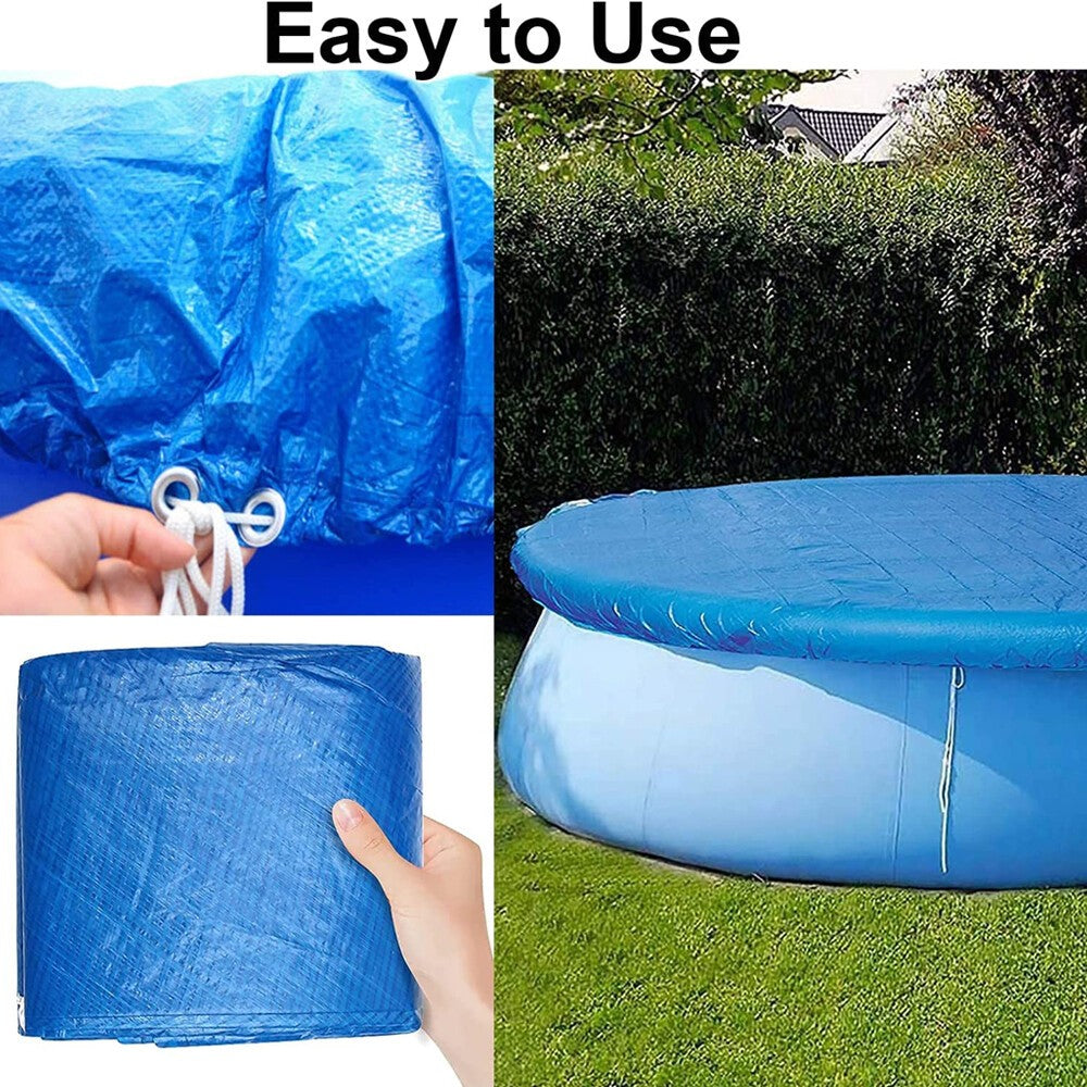 Round Swimming Pool Cover for Intex Bestway Family Garden Paddling Pools Cover