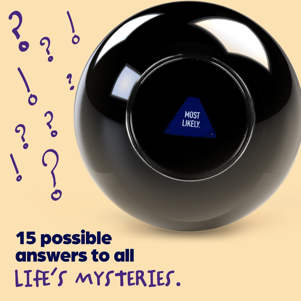 Wicked Gizmos Black Magic 8 Ball Mystic Prediction Retro Gadget Gift